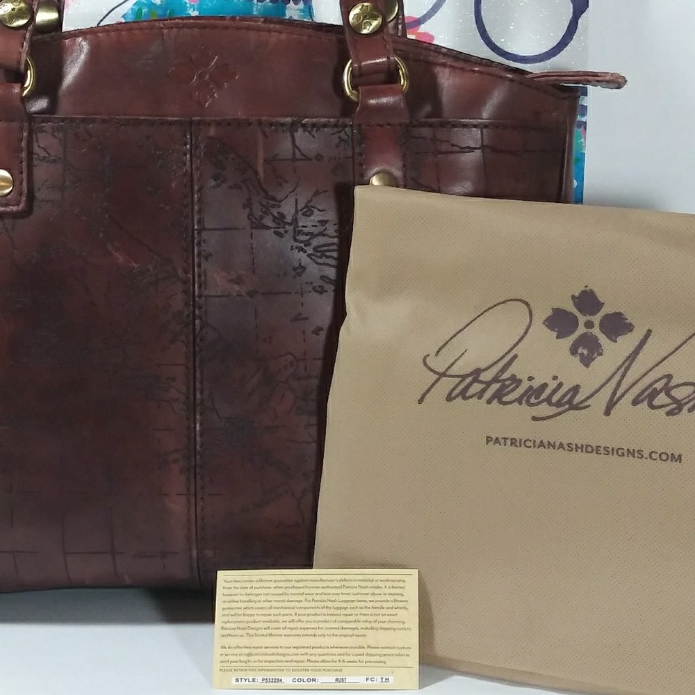 Patricia Nash vintage laser poppy